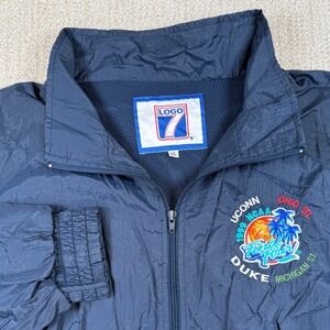 Logo 7 Mens XL 1999 NCAA Final Four Embroidered Blue Nylon Windbreaker Jacket
